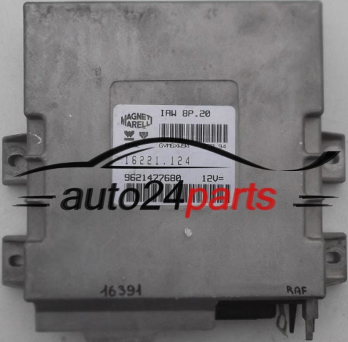 CALCULATEUR MOTEUR PEUGEOT CITROEN MAGNETI MARELLI IAW 8P.20, IAW8P20, 16221.124, 16221124, 9621477680