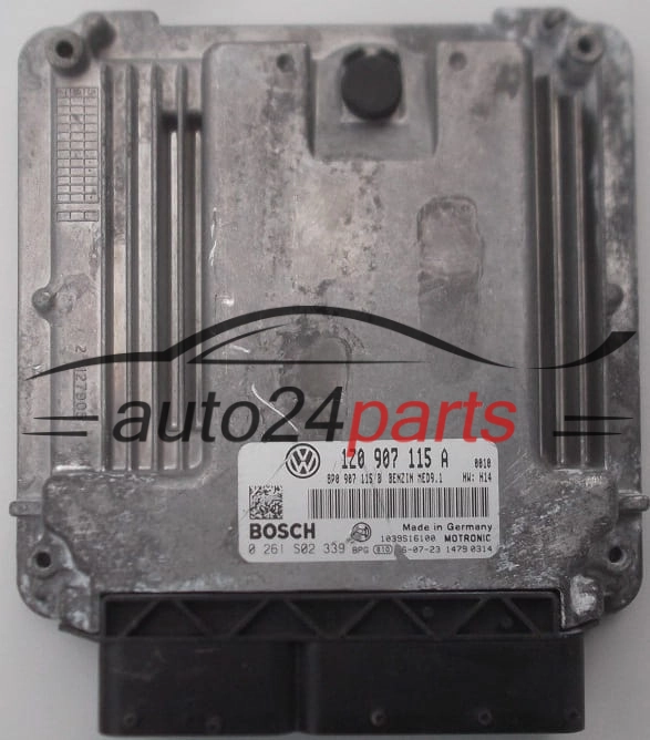 ECU CENTRALITA DE MOTOR  SKODA OCTAVIA 2.0 TFSI BOSCH 0 261 S02 339,  1Z0 907 115 A