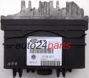 KOMPUTER STEROWNIK SILNIKA VW VOLKSWAGEN POLO 1.6, IAW1AV.V0, IAW1AVV0, 032 906 030 P, 032906030P, 61600.355.02, 6160035502 - 10308, 10252, 14611