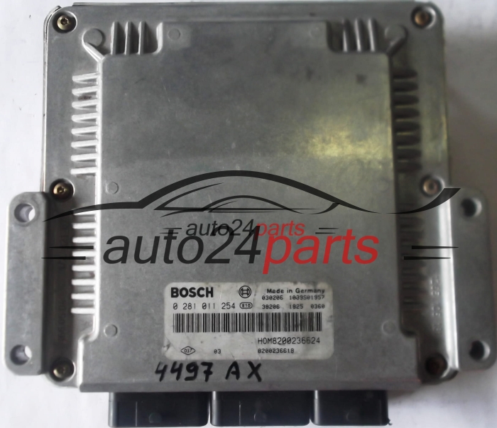 CALCULATEUR MOTEUR RENAULT MASTER 2.5 DCI BOSCH 0281011254 HOM8200236624
