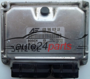 MOTORSTEUERGERÄT ECU STEUERGERÄT VW VOLKSWAGEN SHARAN SEAT ALHAMBRA 1.9 TDI 038906019LQ, 038 906 019 LQ, BOSCH 0281011144, 0 281 011 144, DIESEL EDC15P+ 1594 1039S01466