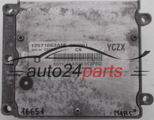 ECU CENTRALITA DE MOTOR OPEL VECTRA SIGNUM 2.2 Z22SE 12571663AM YCZX, 12572011