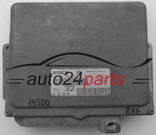KOMPUTER STEROWNIK SILNIKA CITROEN SAXO, PEUGEOT 106 1.4, BOSCH 0 261 204 625, 0261204625, 96 302 784 80, 9630278480, MA3.1 32