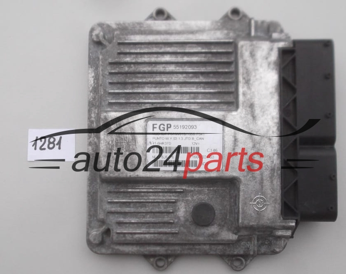 FIAT PUNTO 1.3 JTD 55192093, 71600.021.03, MJD 6JF P6, MJD6JFP6 
