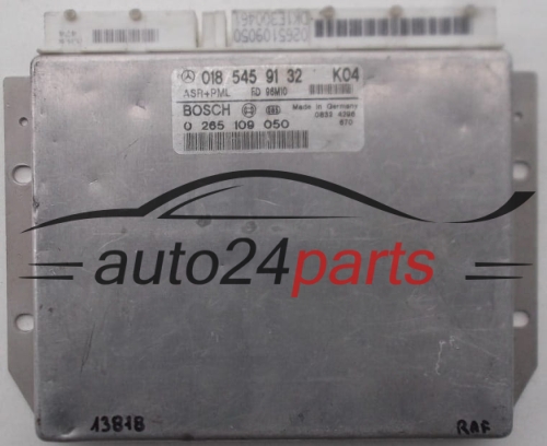 ABS STEROWNIK  ASR+PML MERCEDES S KLASA W140 W210 BOSCH 0 265 109 050, 0265109050, 018 545 91 32, 0185459132 - 13818