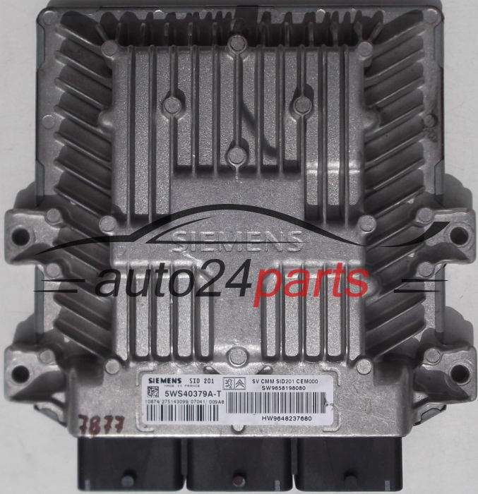calculateur moteur pour citroen c6 et peugeot 407/607 2.7 hdi 