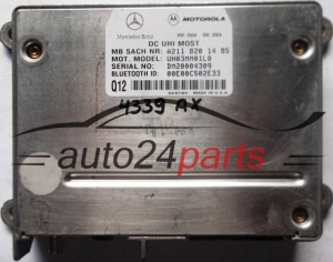 CENTRALITA DE BLUETOOTH MERCEDES W203 W209 W211 W220 A2118201485, 2118201485, A 211 820 14 85, UH03MM01LQ