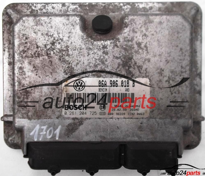 ECU CENTRALITA DE MOTOR SEAT LEON TOLEDO 1.8 06A906018B, BOSCH 0261204725 