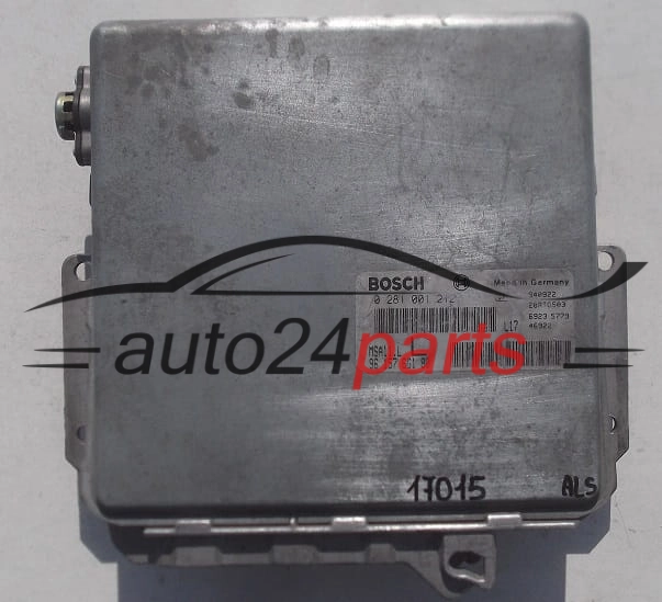 KOMPUTER STEROWNIK SILNIKA CITROEN PEUGEOT 2.5 DIESEL BOSCH 0 281 001 212, 0281001212, 96 157 661 80, 9615766180