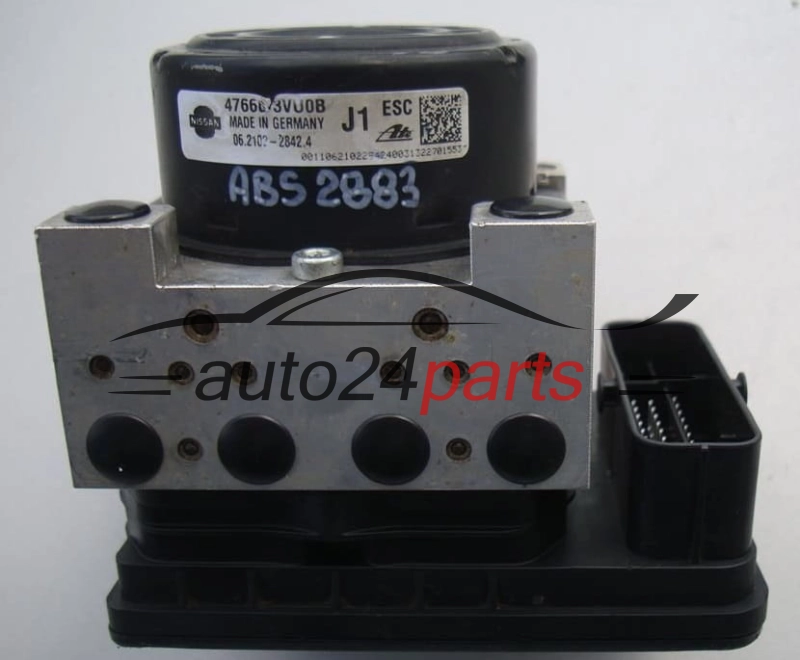 ABS POMPA I STEROWNIK NISSAN NOTE 476603VU0B, 06.2102-2842.4, 06210228424, 06.2109-6933.3, 06210969333
