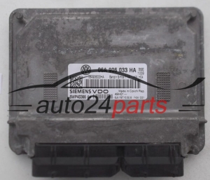 MOTORSTEUERGERÄT ECU STEUERGERÄT SKODA OCTAVIA 1.6 SIEMENS VDO 5WP40366 04, 5WP4036604, 06A 906 033 HA, 06A906033HA, SIMOS 7.1A 