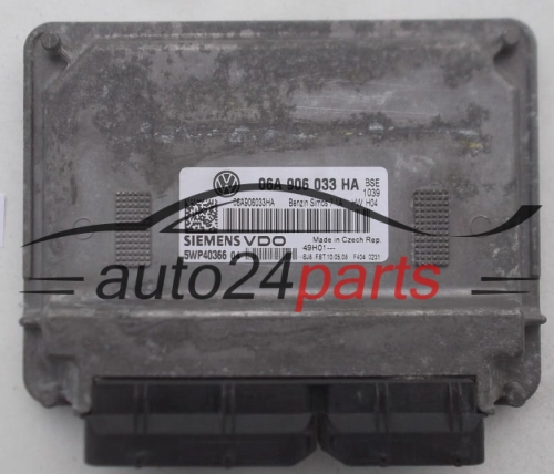  MOTORSTEUERGERÄT ECU STEUERGERÄT SKODA OCTAVIA 1.6 SIEMENS VDO 5WP40366 04