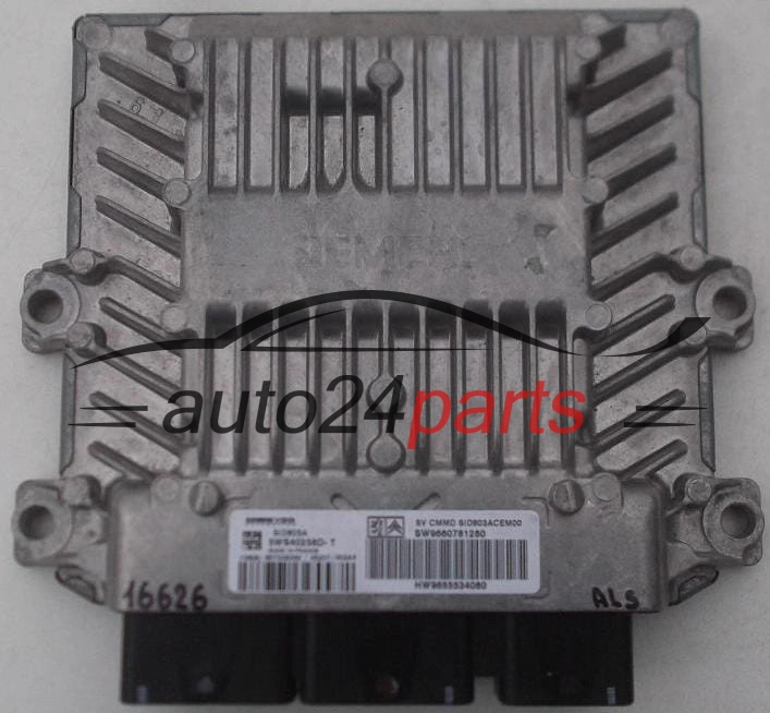 KOMPUTER STEROWNIK SILNIKA CITROEN PEUGEOT 2.0 HDI SIEMENS 5WS40258D-T