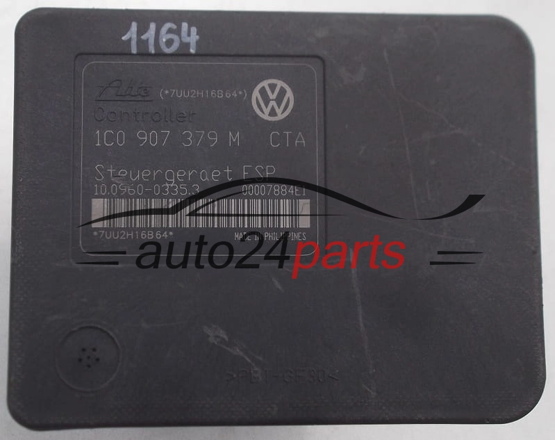 Pompe ABS et calculateur ATE 1J0 614 517 J, 1J0614517J, 10.0206-0069.4, 10020600694, 1C0 907 379 M, 1C0907379M, 10.0960-0335.3, 10096003353
