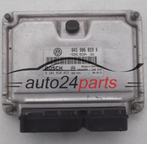 CALCULATEUR MOTEUR VW VOLKSWAGEN LUPO 1.2 TDI, BOSCH 0 281 010 015, 0281010015, 045 906 019 K, 045906019K 