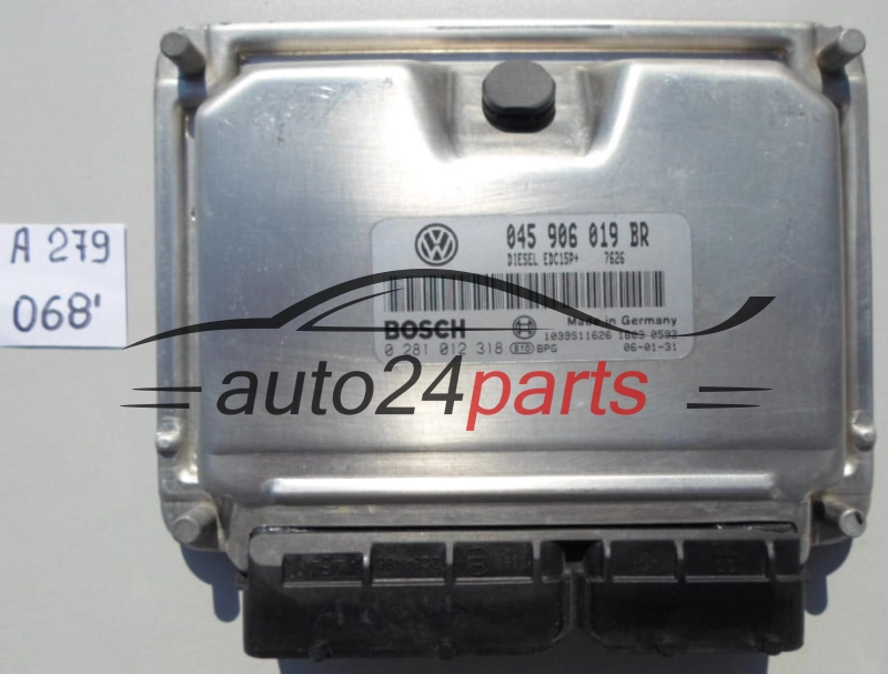 Sterownik silnika SEAT IBIZA SKODA FABIA OCTAVIA 1.4 TDI BNM 045906019BR BOSCH 0281012318 1039S11626 - 024 044 060 062 068