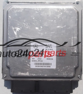 CALCULATEUR MOTEUR MERCEDES W246 2.2 CDI DELPHI 28336104, A 651 900 76 00, A6519007600, A 651 901 06 01, A6519010601, CRD3.40 