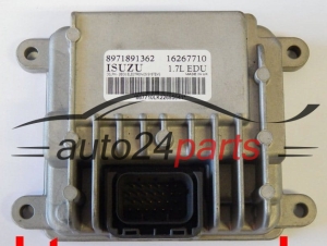 Calculateur EDU pompe à Injection OPEL ASTRA CORSA COMBO MERIVA 1.7 DTI ISUZU 8971891362, Delphi Delco 16267710