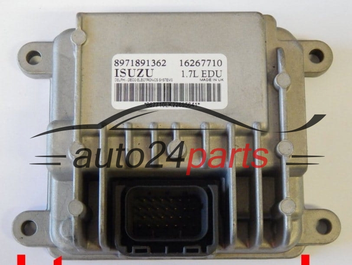 Calculateur EDU pompe à Injection OPEL ASTRA CORSA COMBO MERIVA 1.7 DTI ISUZU 8971891362, Delphi Delco 16267710 