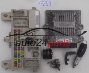 MOTORSTEUERGERÄT ECU STEUERGERAT FORD FIESTA C-MAX SIEMENS 5WS40166E-T, 5WS40166ET FoMoCo 4M51-12A650-ZC, 4M5112A650ZC, 9AHC 