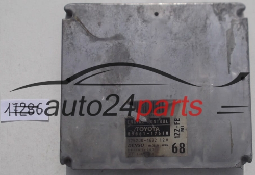 steuergerät TOYOTA MR2 1.8 VVTI 1ZZ-FE 68 89661-17610, 8966117610, 175200-4622