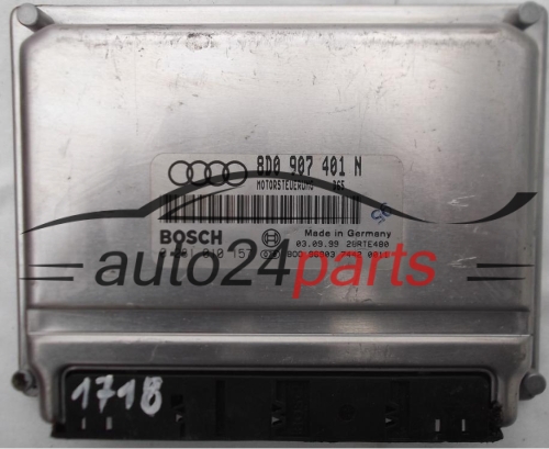 MOTORSTEUERGERÄT ECU STEUERGERÄT AUDI A4 2.5TDI AFB 8D0907401N, 8D0 907 401 N, BOSCH 0281010157, 0 281 010 157 