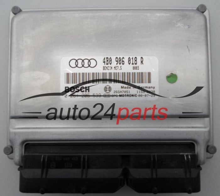 MOTORSTEUERGERÄT ECU STEUERGERÄT AUDI 1.8 T BOSCH 0 261 206 539,  4B0 906 018 R