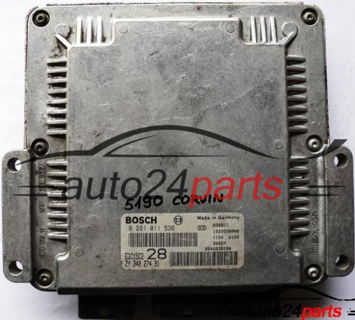 ECU CENTRALITA DE MOTOR SUZUKI GRAND VITARA 2.0 HDI BOSCH 0281011536, ZY34027491, 34027491, EDC15C2 28