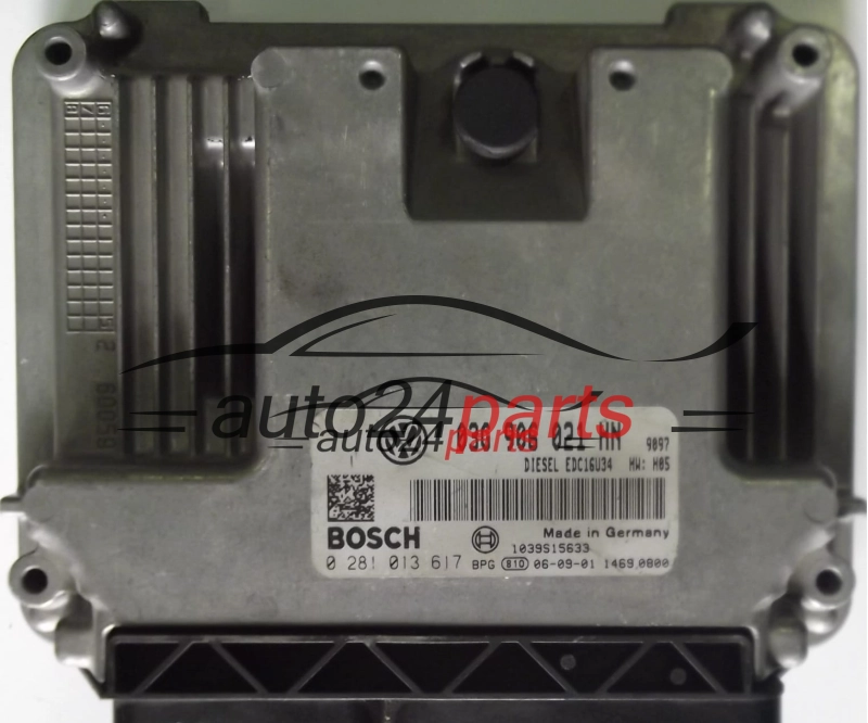 KOMPUTER STEROWNIK SILNIKA VW VOLKSWAGEN TOURAN 2.0 TDI 03G906021HN, BOSCH 0281013617