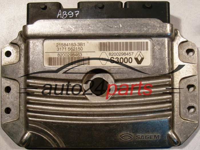 KOMPUTER STEROWNIK SILNIKA RENAULT MEGANE Sagem 21584153-3B1, 8200298463, 8200298457