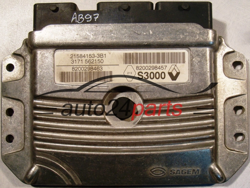KOMPUTER STEROWNIK SILNIKA RENAULT MEGANE Sagem 21584153-3B1, 8200298463, 8200298457