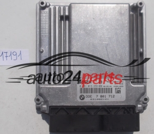 MOTORSTEUERGERÄT ECU STEUERGERÄT BMW E60 E61 3.0 D BOSCH 0 281 013 253, 0281013253, DDE 7 801 712, DDE7801712, 7801712