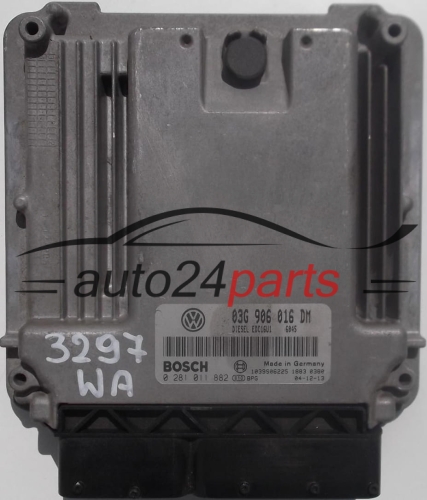 MOTORSTEUERGERÄT ECU STEUERGERÄT VW VOLKSWAGEN CADDY 1.9 TDI 03G906016DM