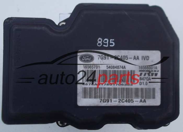 Abs pompa i sterownik FORD MONDEO 7G912C405AA 16565701 54084874A 16566001A