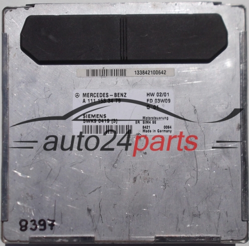 calculateur moteur pour mercedes w203 c180 1.8