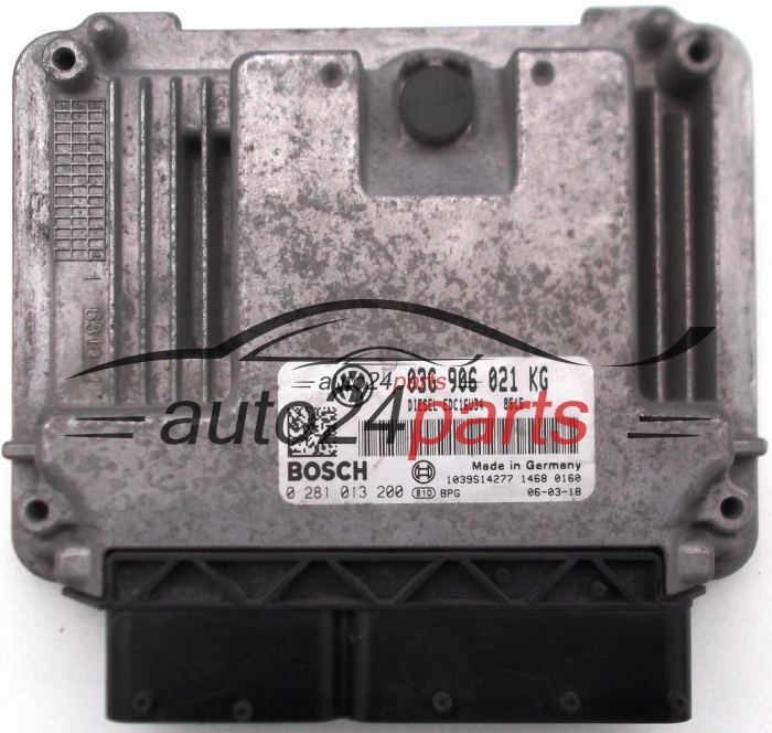 KOMPUTER STEROWNIK SILNIKA VW VOLKSWAGEN GOLF 1.9 TDI 03G906021KG, BOSCH 0281013200