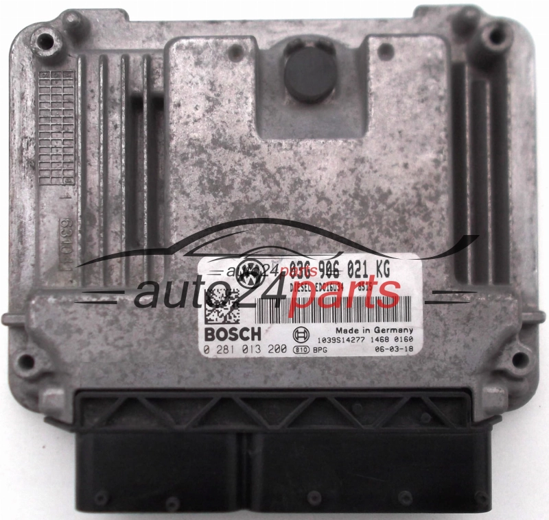 KOMPUTER STEROWNIK SILNIKA VW VOLKSWAGEN GOLF 1.9 TDI 03G906021KG, BOSCH 0281013200