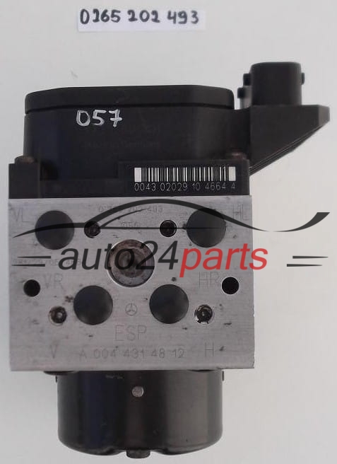 Pompa abs i sterownik MERCEDES BENZ W210 0265202493 A0044314812