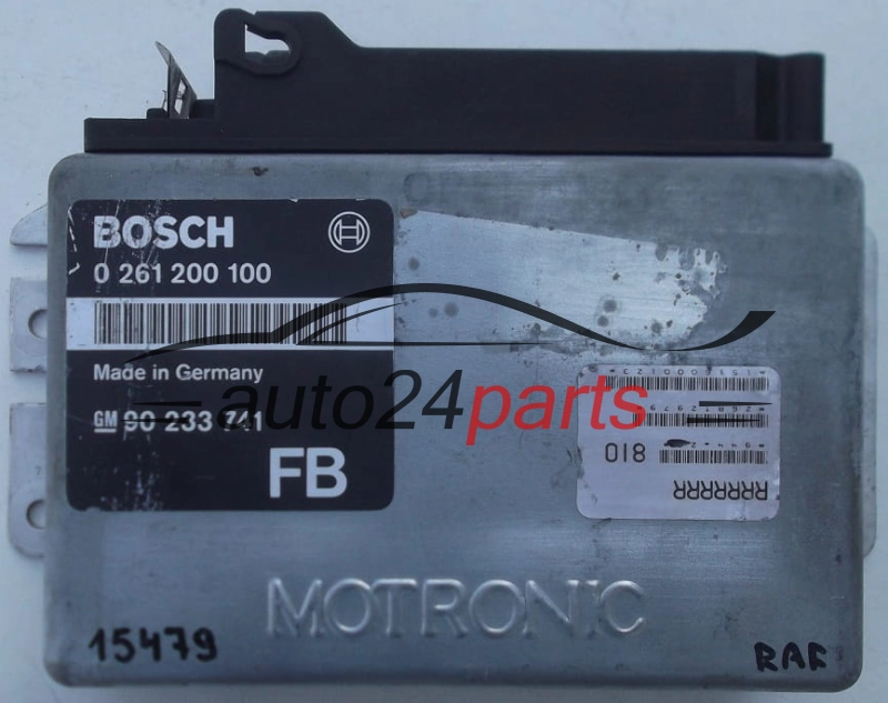 BOSCH 0 261 200 100, 0261200100, GM 90 233 741 FB, 90233741FB