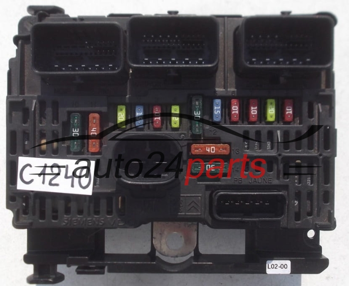 CENTRALITA DE CONFORT BSI CITROEN PEUGEOT SIEMENS VDO S118983002 J, 9656086180