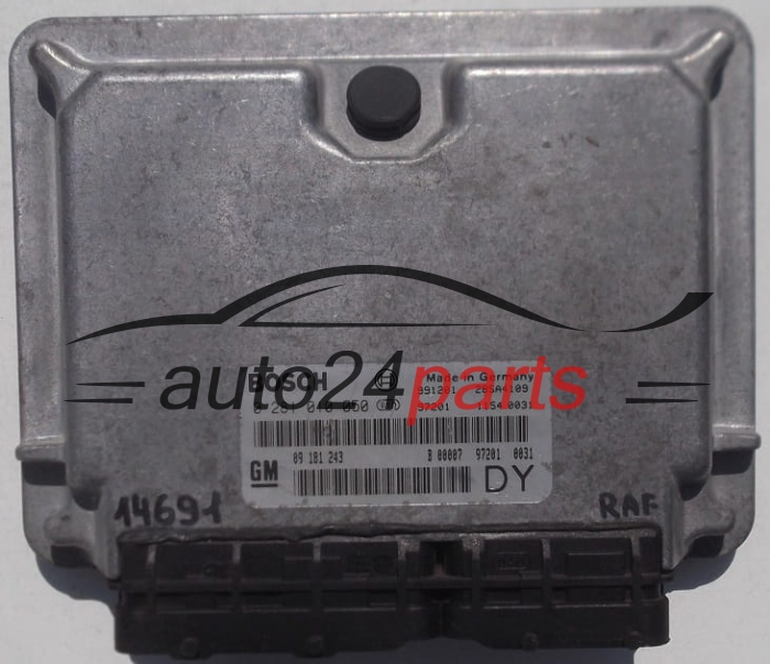 KOMPUTER STEROWNIK SILNIKA OPEL ASTRA VECTRA ZAFIRA 2.0 DTH BOSCH 0 281 010 050,  GM 09 181 243 DY
