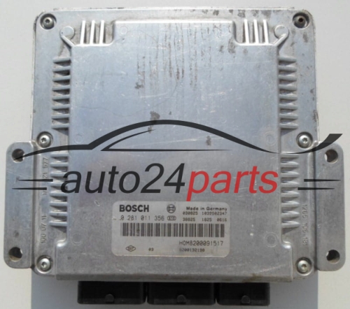 MOTORSTEUERGERÄT ECU STEUERGERÄT  RENAULT MASTER 2.5 DCI BOSCH 0 281 011 356
