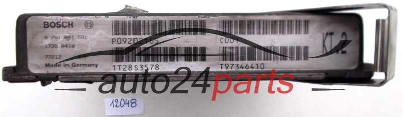 KOMPUTER STEROWNIK SILNIKA VOLVO V70 S70 2.5 TDI BOSCH 0 281 001 591, 0281001591, P09202165 