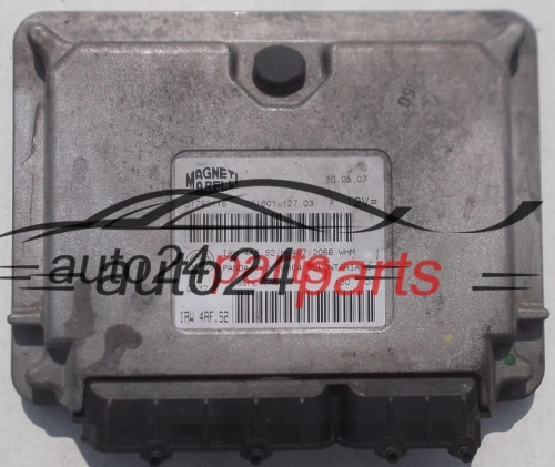 ECU CENTRALITA DE MOTOR FIAT PANDA 1.2 MAGNETI MARELLI IAW 4AF.S2, IAW4AFS2, 51793116, 61601.127.03, 6160112703