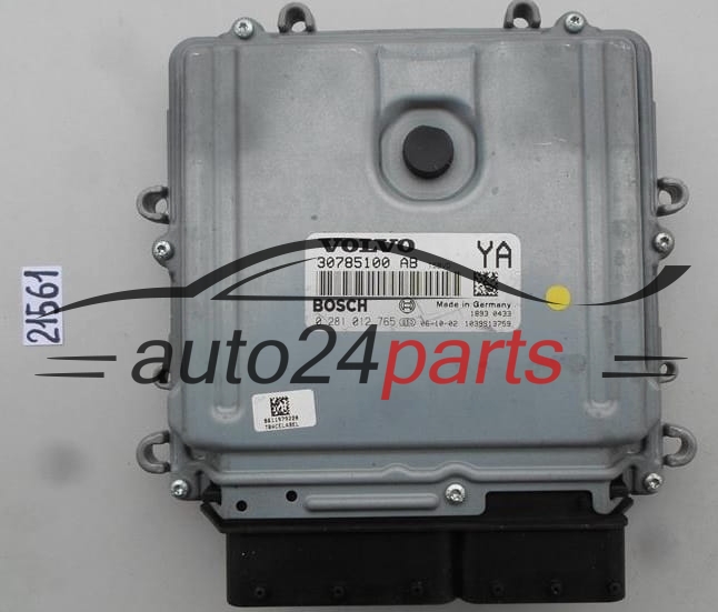 VOLVO S60 V70 S80 2.4 D5 BOSCH 0 281 012 765, 0281012765, 30785100 AB, 30785100AB
