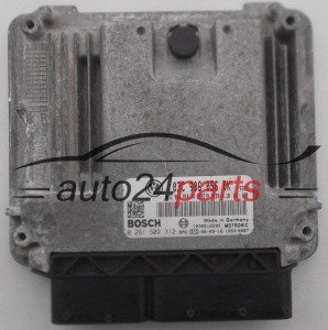 MOTORSTEUERGERÄT ECU STEUERGERÄT SKODA OCTAVIA 1.6 FSI BOSCH 0 261 S02 312, 0261S02312, 03C 906 056 DK, 03C906056DK, 03C906056AK, MED9.5.10 