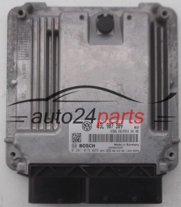 MOTORSTEUERGERÄT ECU STEUERGERÄT VOLKSWAGEN GOLF PASSAT 2.0 TDI BOSCH 0 281 015 029, 0281015029, 03L 907 309, 03L907309, EDC17CP14 