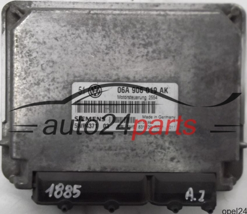 MOTORSTEUERGERÄT ECU STEUERGERÄT VOLKSWAGEN GOLF BORA 1.6 AK SIEMENS 5WP4371 03, 5WP437103, 06A 906 019 AK, 06A906019AK 