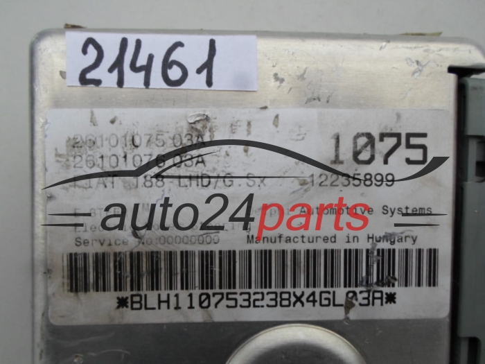 Ecu Módulo de control de dirección asistida FIAT PUNTO 12235899, 26101075 03A, 2610107503A 