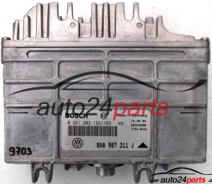 ECU CENTRALITA DE MOTOR SEAT TOLEDO CORDOBA, 1.6, BOSCH 0261203192/193, 8A0907311J